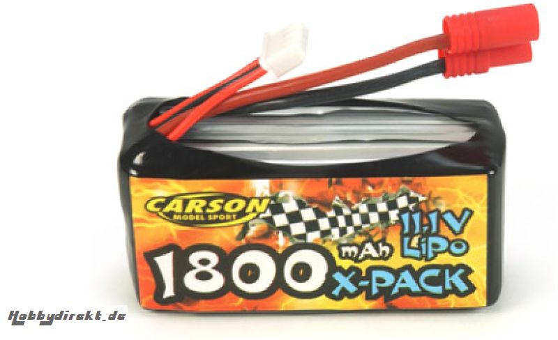 Lipo Akku 1800 mAH 11,1V Carson 608050