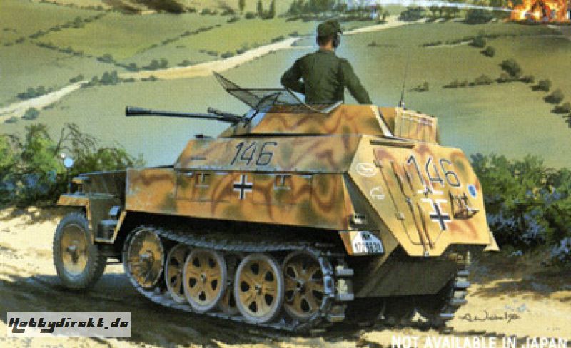 Sd.Kfz.250/9 NEW,2cm 1:35 Carson 776106