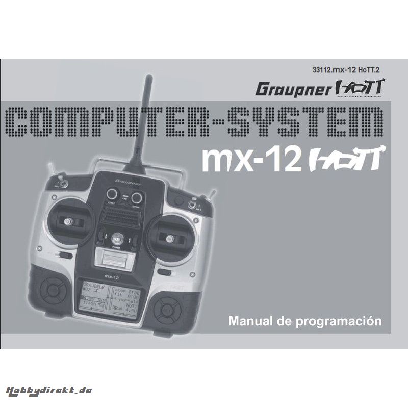 Handbuch mx-12 spanisch Graupner DZ33112.ES