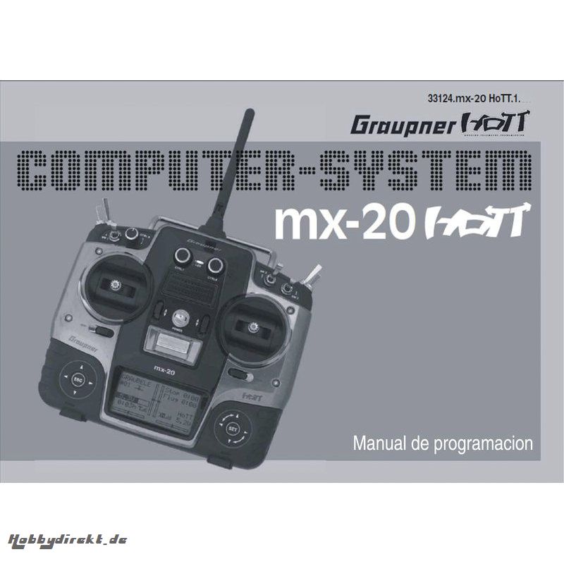 Handbuch mx-20 spanisch Graupner DZ33124.ES