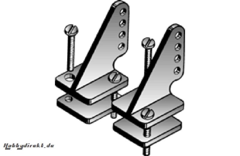 Ruderhörner, 19mm (2 Stk) DuBro F-DB107