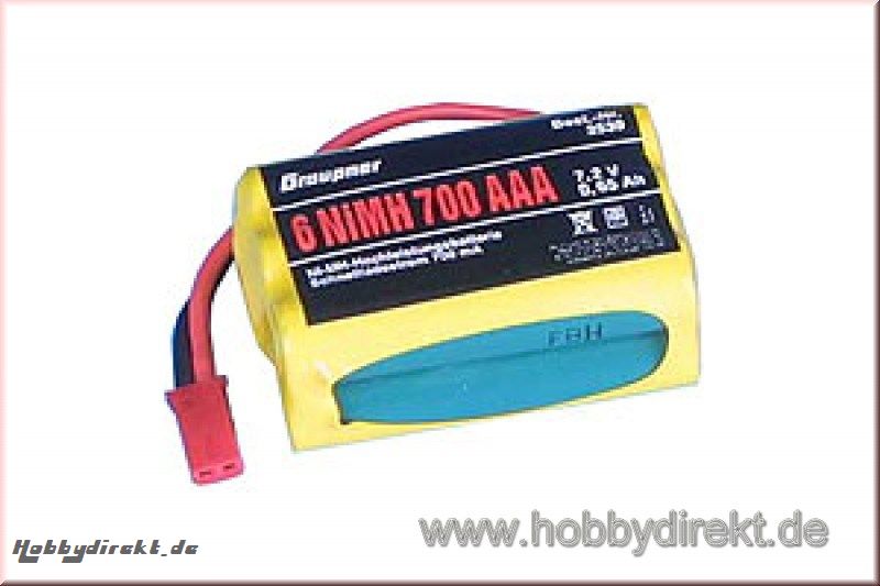 GRAUPNER 6-NiMH 750AAA 7,2 V/0,75Ah Graupner 2539