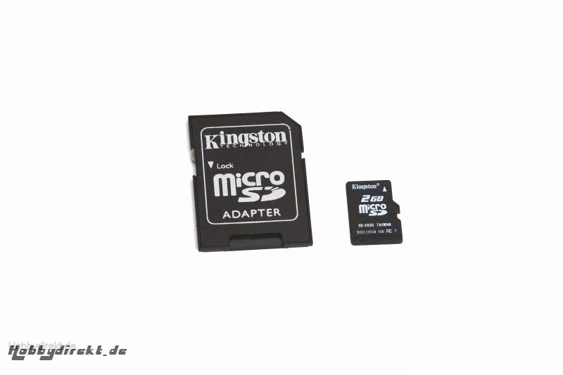 Micro-SD Karte 2 GBfür HoTT-Sender Graupner 33002.1