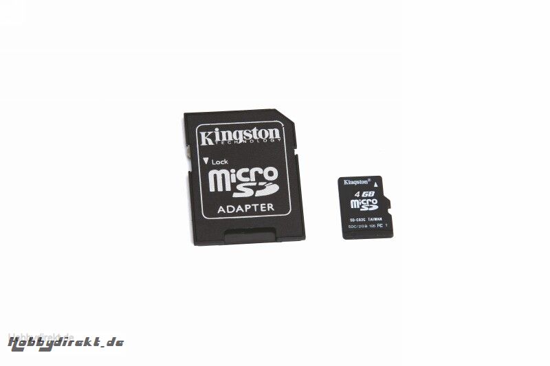 Micro-SD Karte 4 GBfür HoTT-Sender Graupner 33002.11