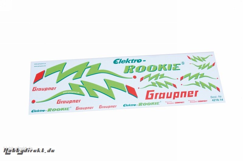 Dekorbogen zu Elektro-ROOKIE S Graupner 4218.14