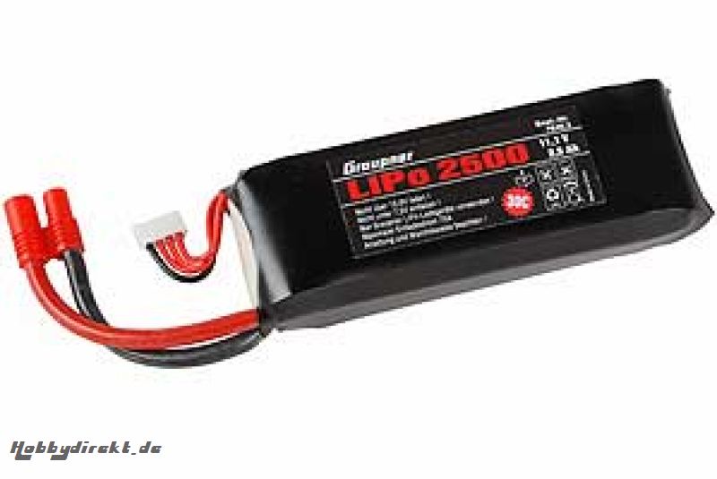 LiPo-Akku 30C 3/250011,1V G3, Graupner 7646.3