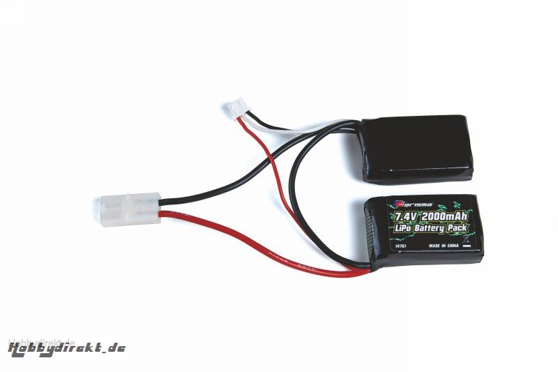 GT14B LiPo-Akku Saddle-Pack 7,4V/2000mAh Graupner 90370.108