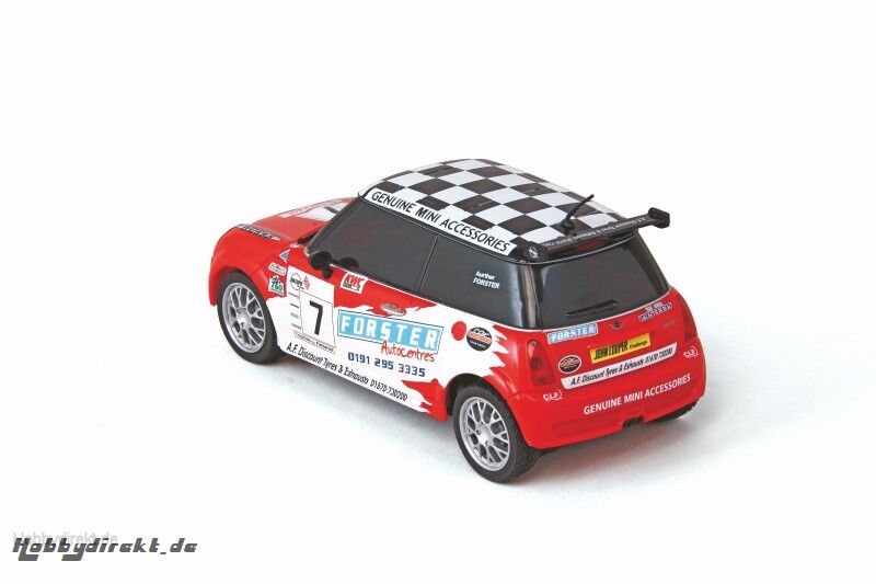 WP MINI COOPER S ROT/WEISS M 1:28 Graupner 92011