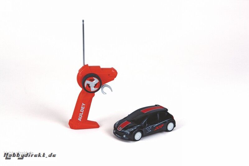 WP PEUGEOT 207 SCHWARZ/ROT M 1:28 Graupner 92013