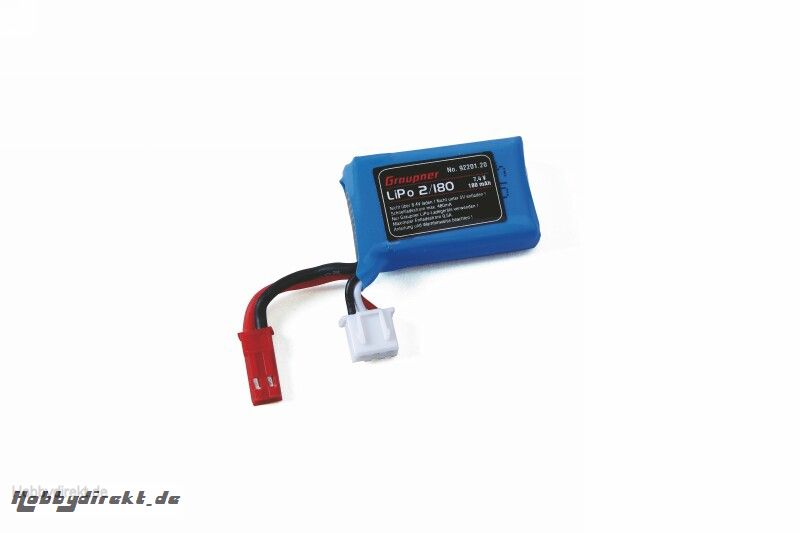 Ersatzbatterie 7,4V180mAh f. Trainer XS Graupner 92201.20