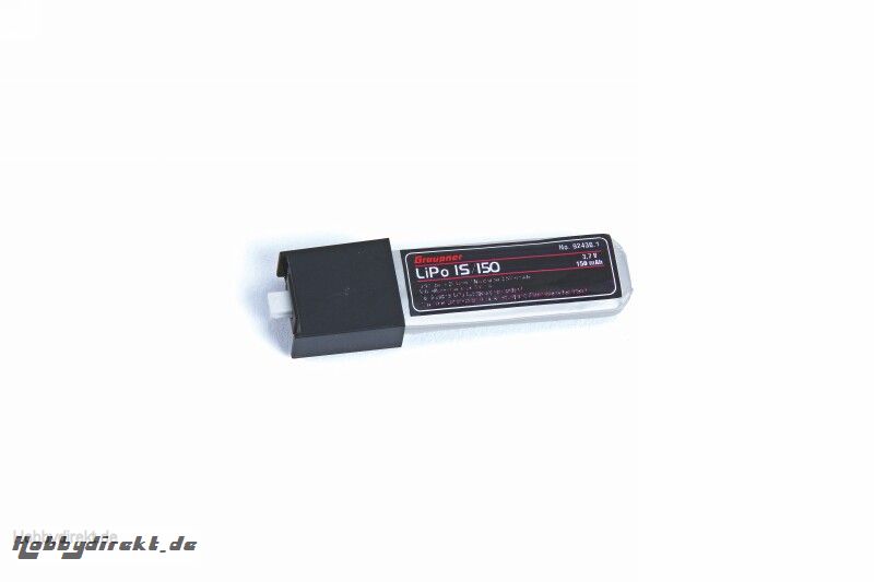 LiPo Akku 1S 3,7 V150 mAh Graupner 92430.1