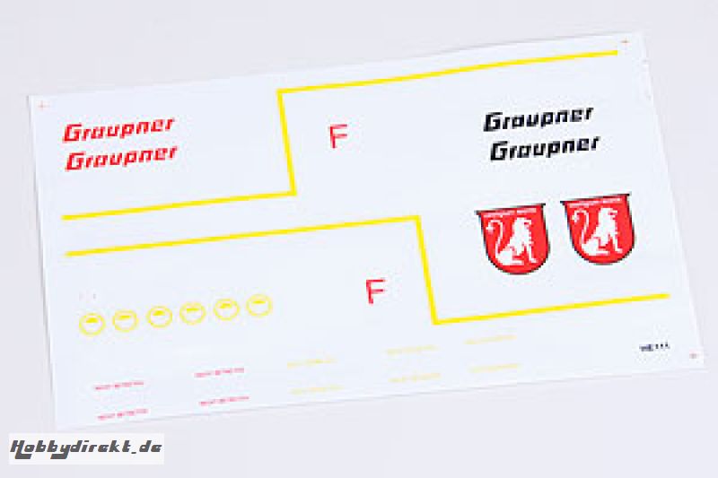 Dekorbogen Graupner 9594.14