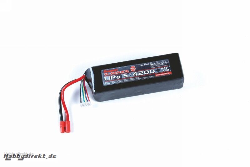 LiPo battery V-MAXX45C 5/4200 Graupner 9740.5