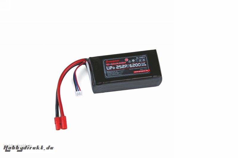 LiPo-Akku V-MAXX 70C2S2P/6200 7,4V G3.5 Graupner 9762.2