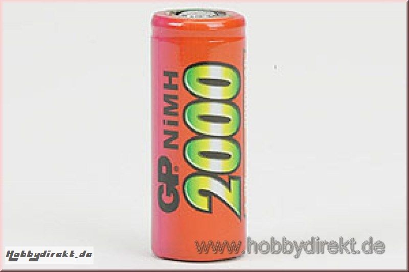 NIMH GP 2000mAH AF 1,2V Graupner 98862