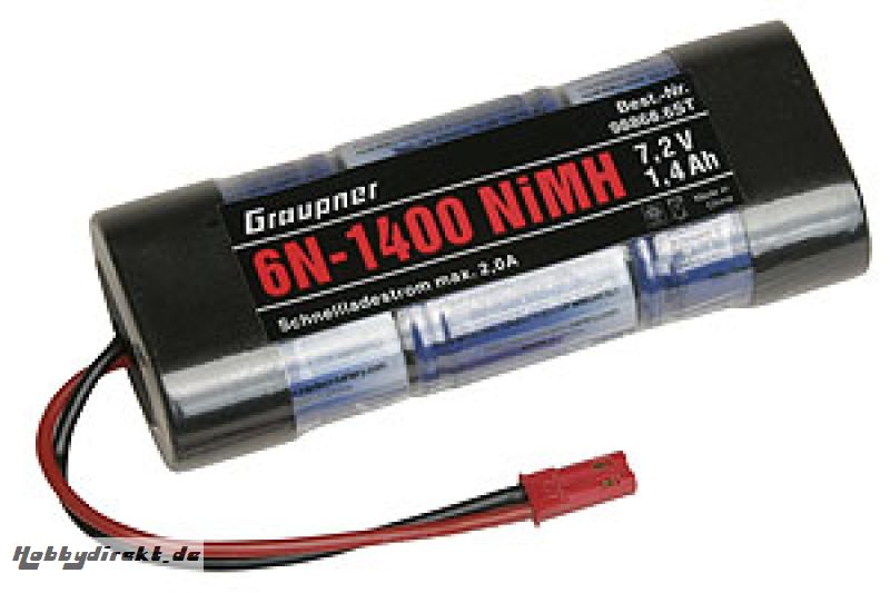 Drive batteryNiMH 6N-1400 2/3A Graupner 98868.6ST