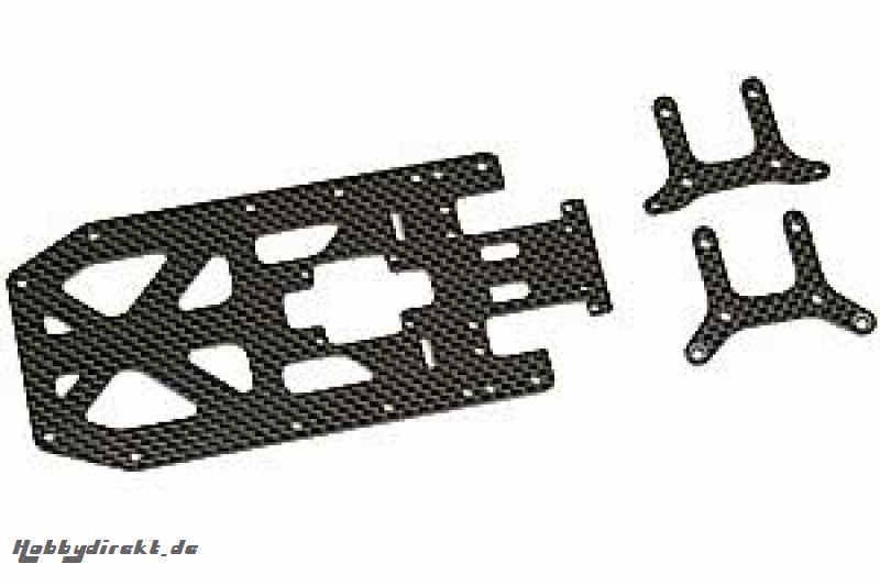 Obere ChassisplattenKohlefase Graupner B0902