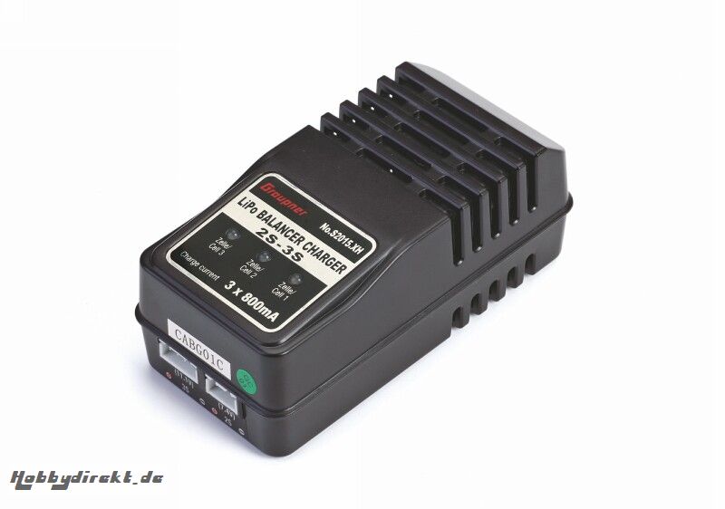 Ladegerät LiPo Balancer Charger 2S-3S Graupner S2015.XH