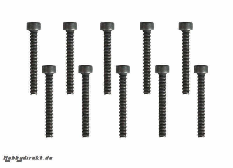 2.5x20 mm Kopfschraube 10x Graupner SG025200