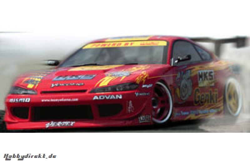 D1 Spec HKS HIPER SILVIA Drift Karos. in Graupner YSD.HKSBS