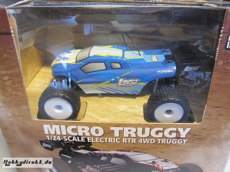 Losi 1/24 4WD Micro Truggy RTR, blau Horizon LOSB0244IT2