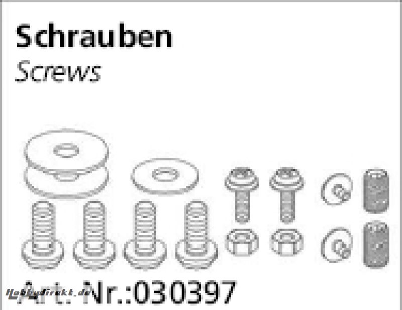 Schraubenset Calisto Jamara 030397