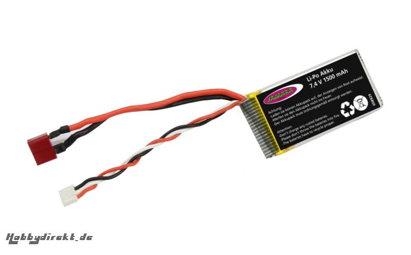 Akku Torento Lipo 7,4V 1500mAh 11,1Wh Jamara 058929