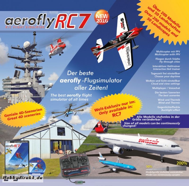 Flugsimulator Aerofly RC7 Ultimate Win Jamara 065200