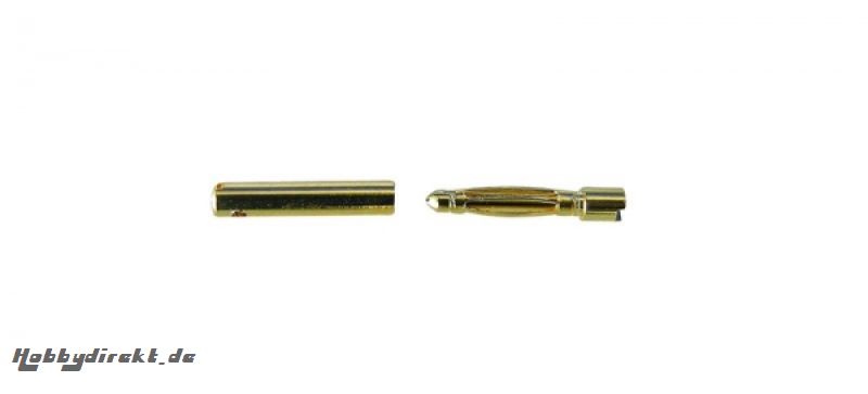 Goldkontakte 1,5mm 2 Stecker/2 Buchsen Jamara 095665