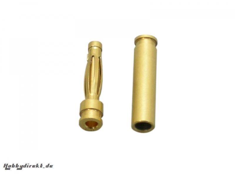 Goldkontakt 2mm St./Bu.VE 10 Stück extrem leicht Jamara 095680