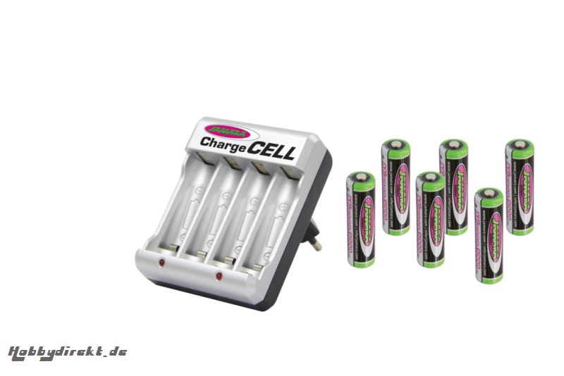 Ladegerät Charge Cell inkl. VE6 AA 1,2V Jamara 153085