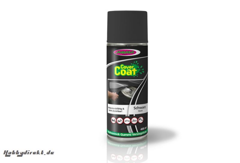 Cover Coat schwarz matt 400ml Spray Jamara 231605