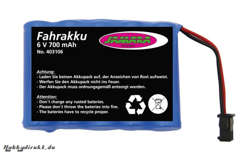 Akku Forester Jeep 6V 700mAh Jamara 403106