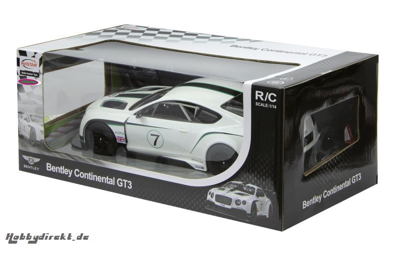 Bentley Continental GT3 1:14 weiß 27Mhz Jamara 404575