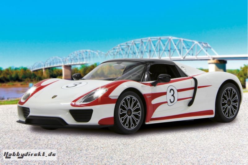 Porsche 918 Spyder Race 1:14 weiß 40Mhz Jamara 404582