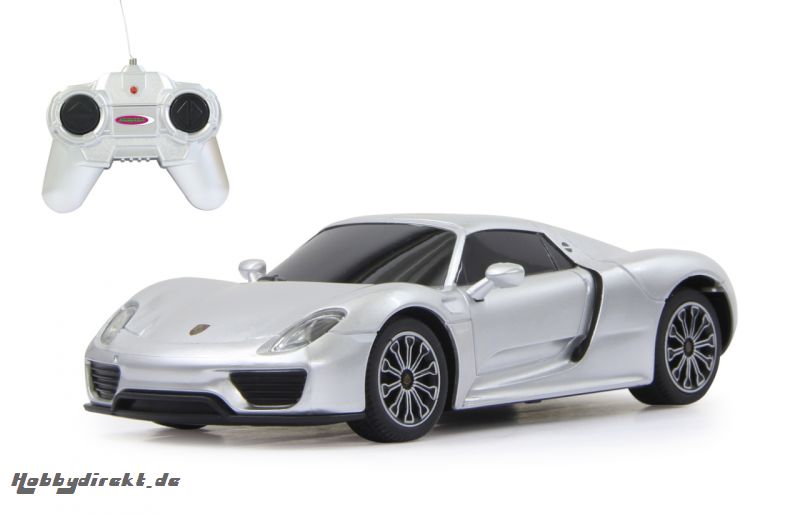 Porsche 918 Spyder 1:24 silber 40Mhz Jamara 404589