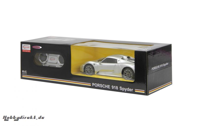 Porsche 918 Spyder 1:24 silber 40Mhz Jamara 404589