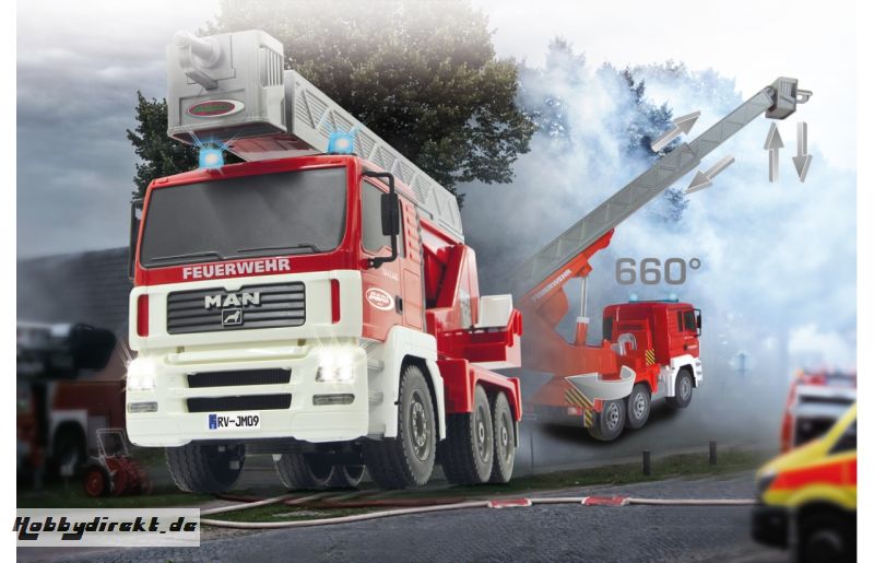 Feuerwehr Drehleiter MAN 1:20 2,4G Jamara 405008