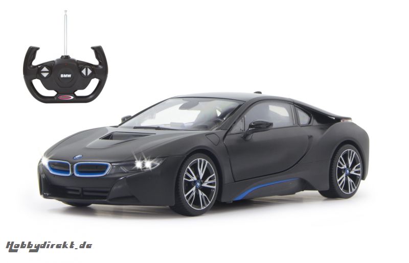 BMW I8 1:14 Akku schwarz 40MHz Tür manuell Jamara 405027