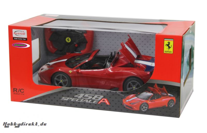 Ferrari 458 Speciale A 1:14 rot Verdeck fernbed. Jamara 405066