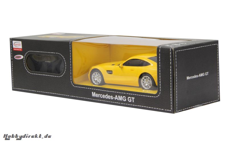 Mercedes AMG GT 1:24 gelb 27MHz Jamara 405074