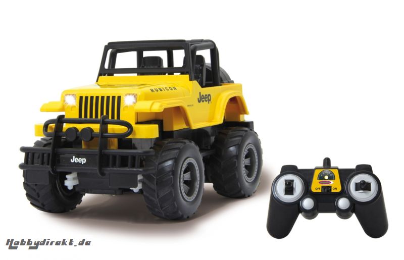 Jeep Wrangler Rubicon 1:18 gelb 2,4G Jamara 405124