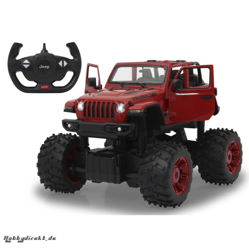 Jeep Wrangler JL 1:14 rot 2,4GHz Big Wheel Tür manuell Jamara 405182