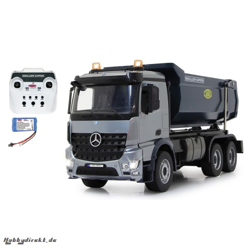 Muldenkipper Mercedes-Benz Arocs Metal Meiller 1:20 2,4GHz Jamara 406301