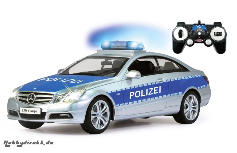 Mercedes E350 Coupe 1:16 Polizei 2,4 GHZ Jamara 410023