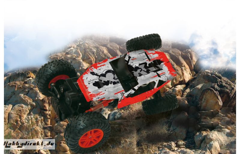 Hillriser 1:18 Crawler 4WD 2,4G rot Jamara 410054