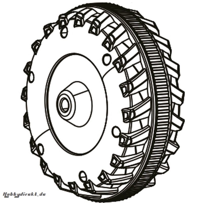 Rad Ride-on Traktor New Holland mit Anhänger vorne Jamara 413154