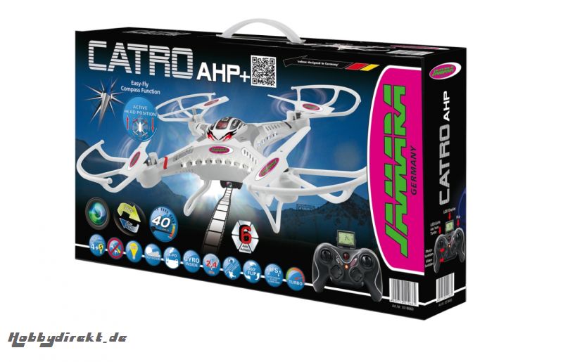 Catro AHP+ Quadrocopter m. HD Kamera Jamara 422004