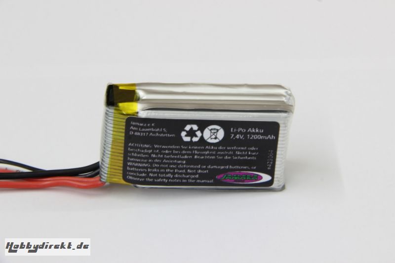 Akku Oberon Lipo 7,4V 1200mAh 8,88Wh BEC Jamara 423064