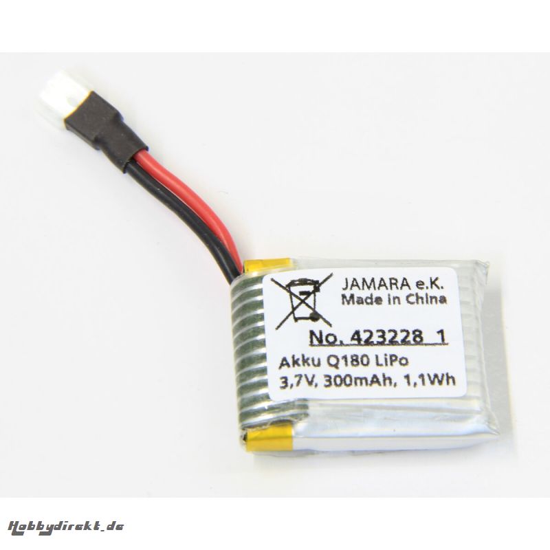 Akku Q180 / Q4X Lipo 3,7V 300mAh Jamara 423228